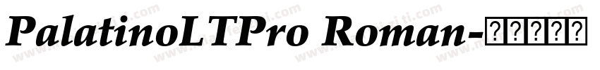 PalatinoLTPro Roman字体转换